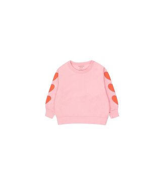 Tiny Cottons HEARTS SWEATSHIRT rose pink