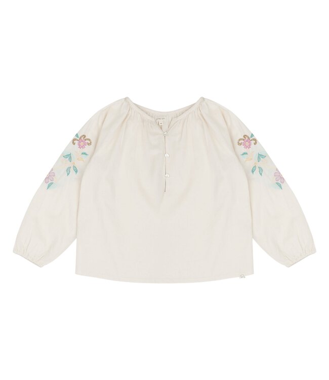 Jenest Lilly blouse natural with embroderie