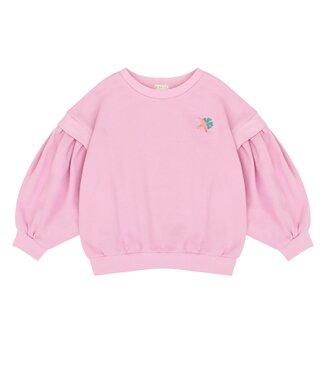 Jenest Balloon bird sweater Raspberry pink