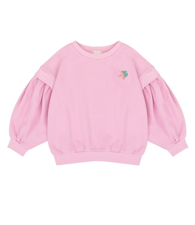 Jenest Balloon bird sweater Raspberry pink