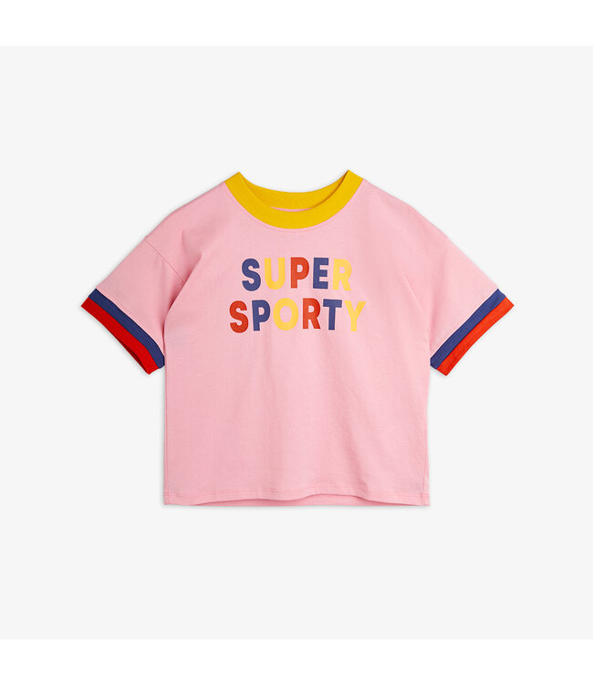 Mini Rodini Super sporty sp ss tee Pink