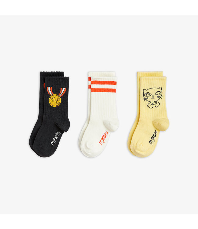 Mini Rodini Medal 3-pack socks