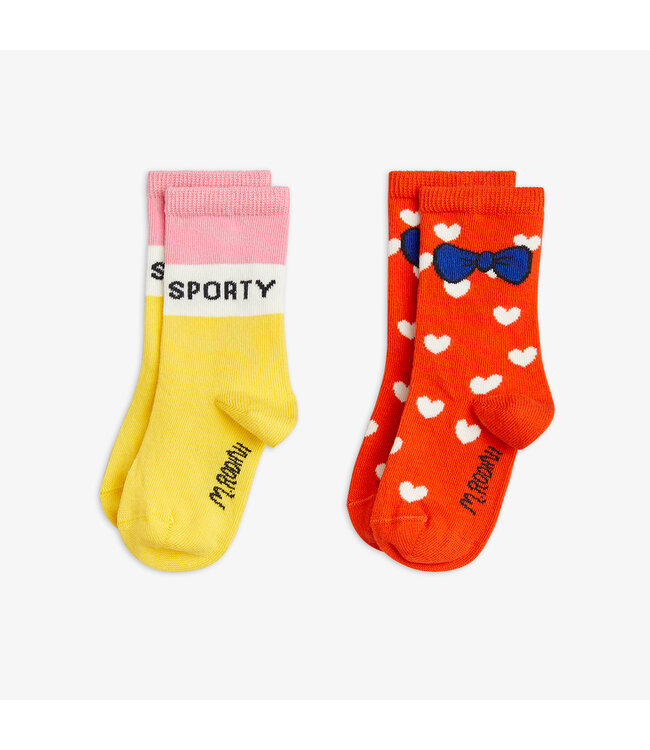 Mini Rodini Sporty 2-pack socks