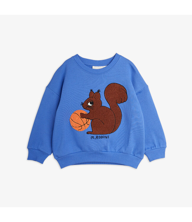 Mini Rodini Squirrel chenille emb sweatshirt