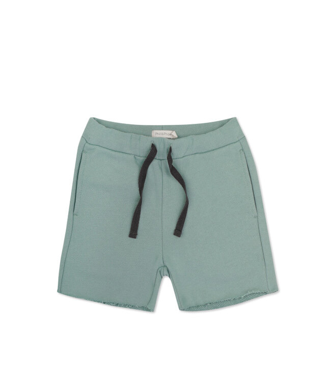 Phil&Phae Chunky sweat shorts Sea foam