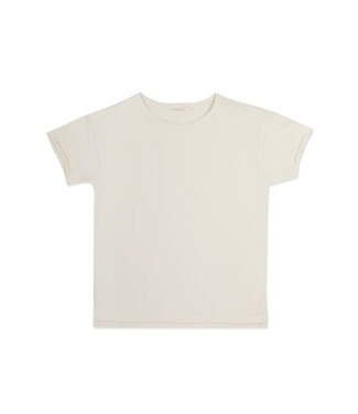 Phil&Phae Textured oversized tee s/s Coconut