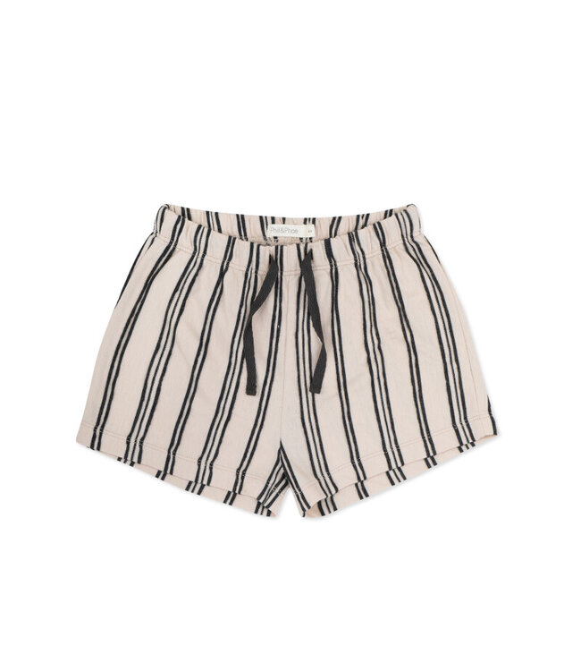 Phil&Phae Beach shorts textured stripes Shell