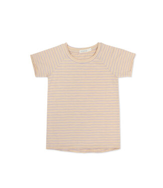 Phil&Phae Raglan tee s/s stripes Pop Lilac