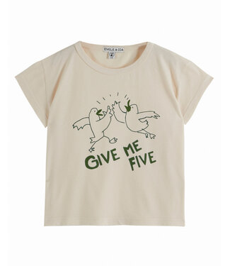 Emile et Ida TEE SHIRT GIVE ME FIVE Z137C