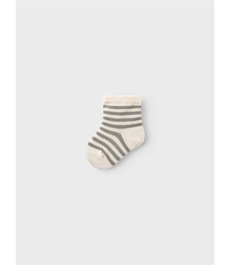 Lil Atelier NBMELOVE STRIPE SOCK Dried Sage