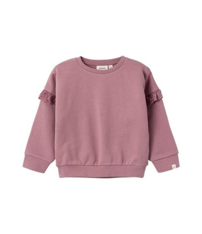 Lil Atelier NMFDORIS LS LOOSE  SWEAT Nostalgia Rose