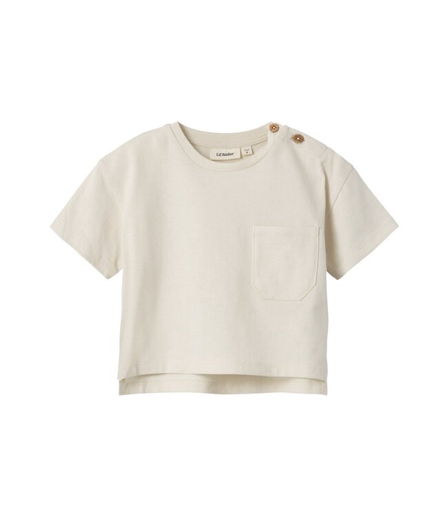 Lil Atelier NMMDOLAN SS LOOSE TOP Turtledove