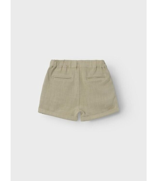 Lil Atelier NMMDOLIE FIN LOOSE SHORTS Moss Gray
