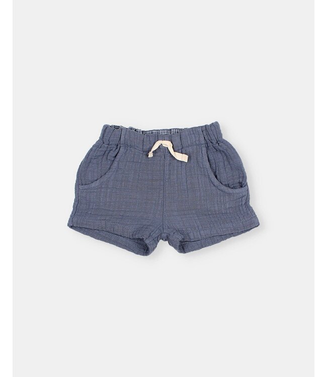 Buho BB Muslin shorts Blue stone