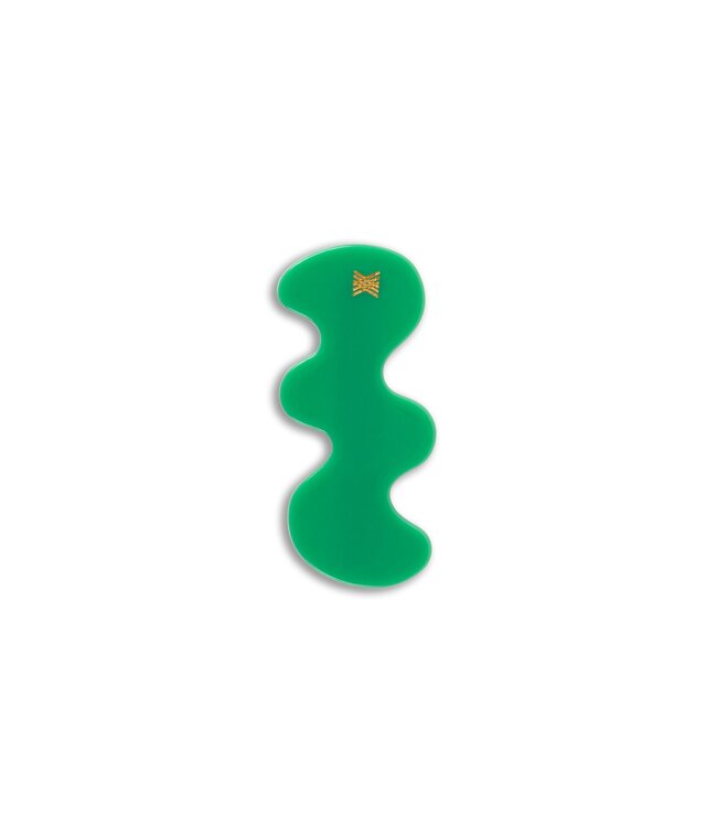 Repose AMS 76. wavy hair clip Bottle green