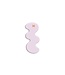 Repose AMS 76. wavy hair clip Light mauve