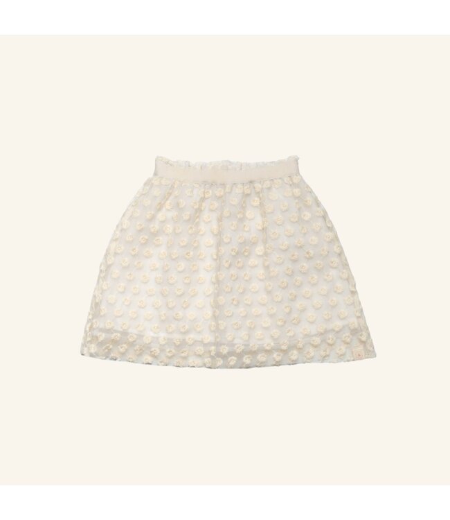 Navy Natural Lilly skirt Offwhite broderie