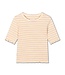 Repose AMS 60. slim tee fine buff orchid stripe