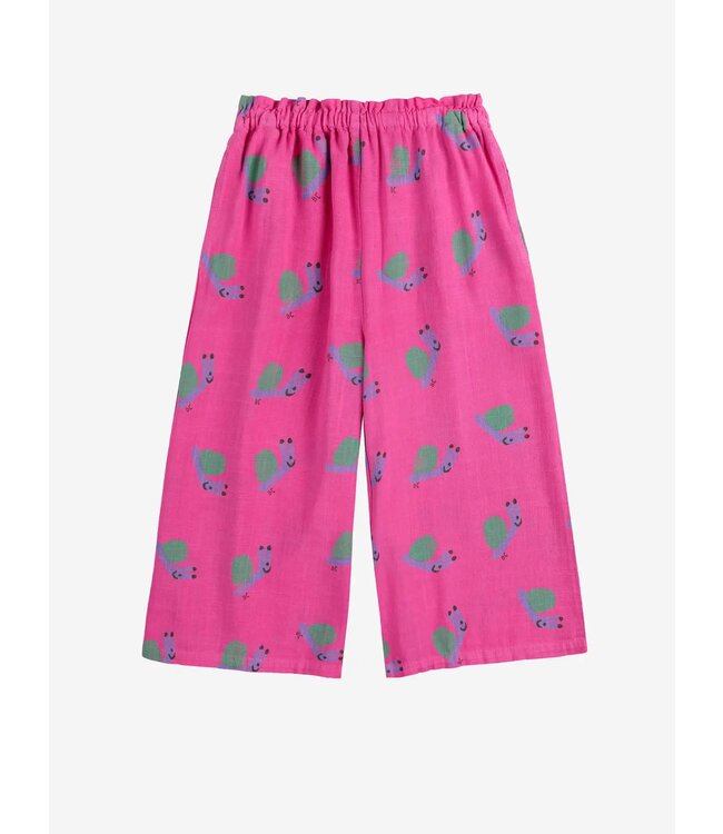 Bobo Choses Funny Snail all over woven culotte pants