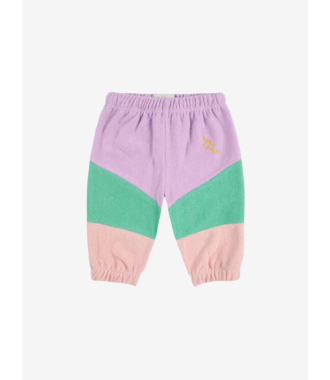 Bobo Choses Lila color block jogging pants
