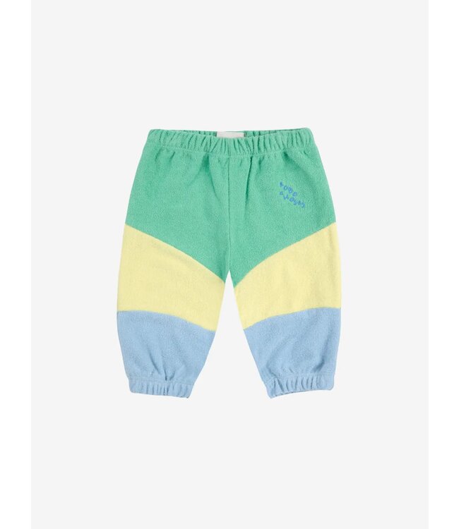 Bobo Choses Green color block jogging pants