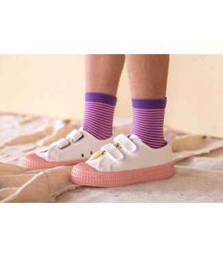 NixNut Striped Socks Purple