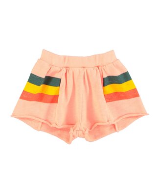 Piupiuchick shorts | pink w/ multicolor stripes