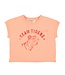 Piupiuchick t'shirt | pink w/ tiger print