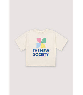 The New Society Mykonos T-shirt Coconut