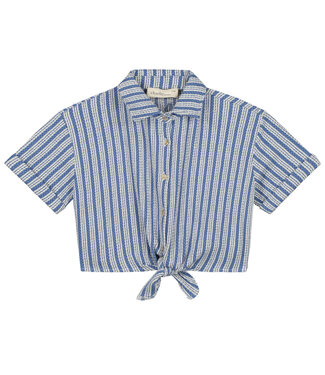 Charlie Petite Georgie blouse Stripes blue/white