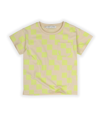 Sproet & Sprout T-shirt pocket blocks print