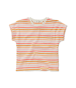 Sproet & Sprout T-shirt waffle stripes