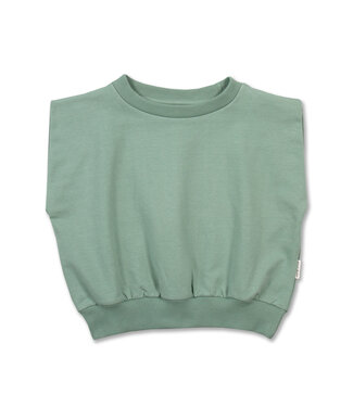 Petit Blush Shoulder top Iceberg green