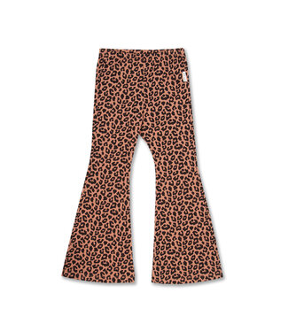 Petit Blush Bowie flared pants Wild Leopard