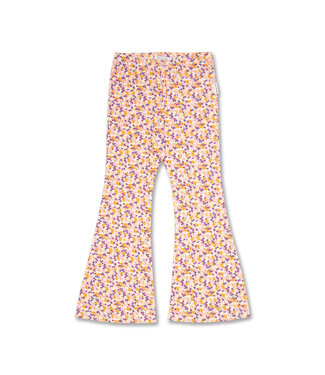 Petit Blush Bowie flared pants Mini ditsy
