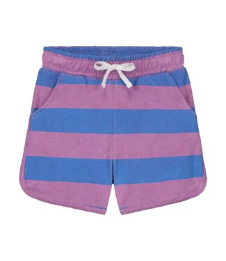 Daily Brat STRIPED TOWEL SHORTS LILAVENDER