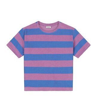 Daily Brat STRIPED TOWEL T-SHIRT LILAVANDER