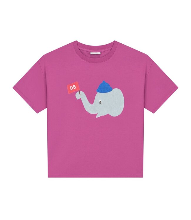 Daily Brat ELEPHUNK T-SHIRT ROSE SORBET