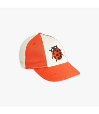 Mini Rodini Ladybugs emb soft cap