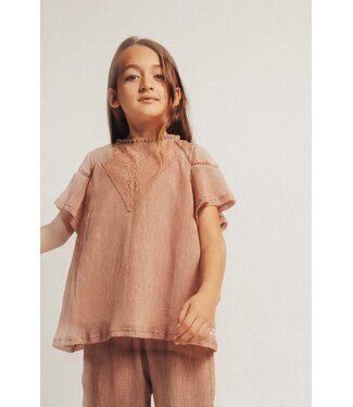 Baje Studio Lou top Rose salmon