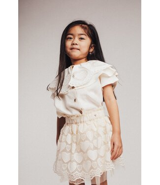 Baje Studio Alvide tule skirt Creme oat