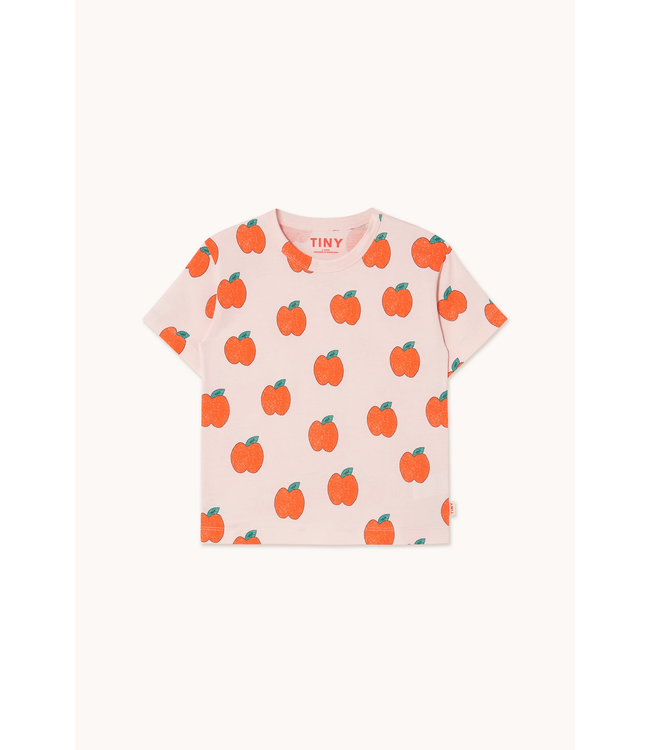 Tiny Cottons APPLES TEE pastel pink