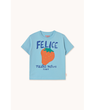 Tiny Cottons NELLA NATURA GRAPHIC TEE dusty blue
