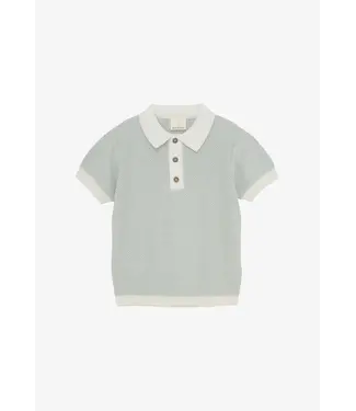 Enfant Knit polo Jadeite