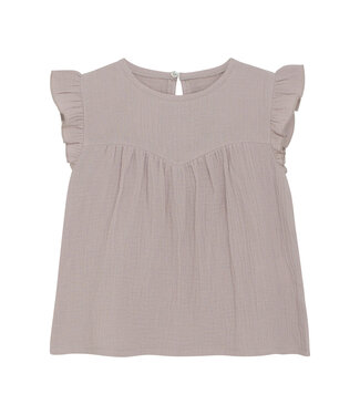 Enfant Blouse ss muslin Cloud gray