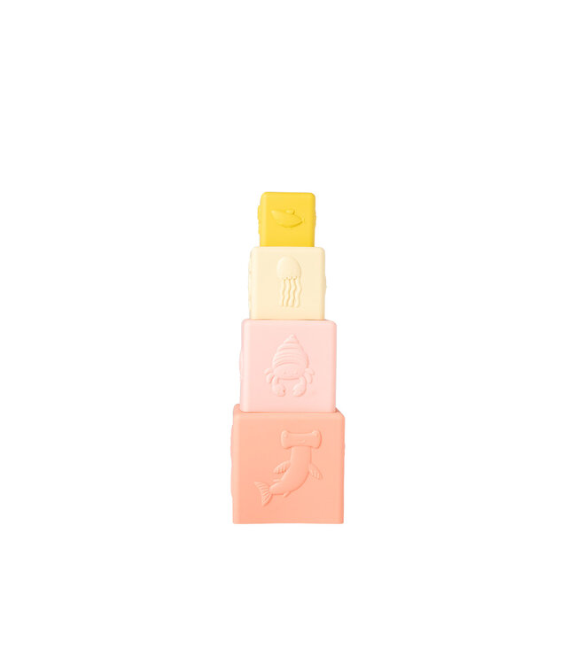 Salted Stories Solid | Stacking tower Pink