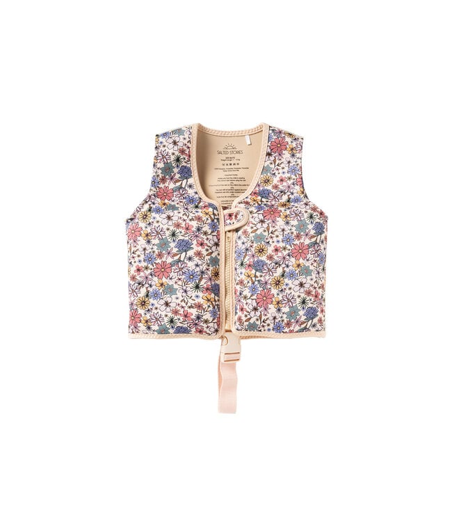 Salted Stories Sparkly fleurs Floating vest