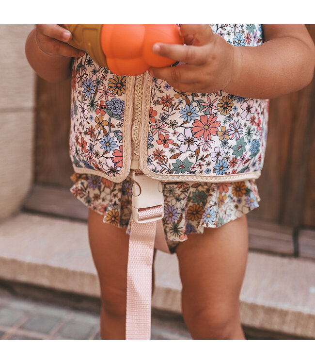 Salted Stories Sparkly fleurs Floating vest