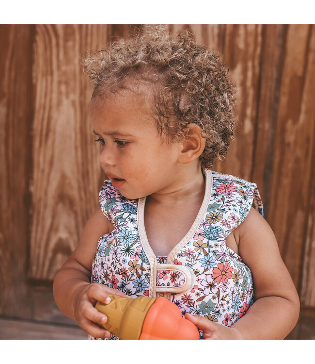 Salted Stories Sparkly fleurs Floating vest