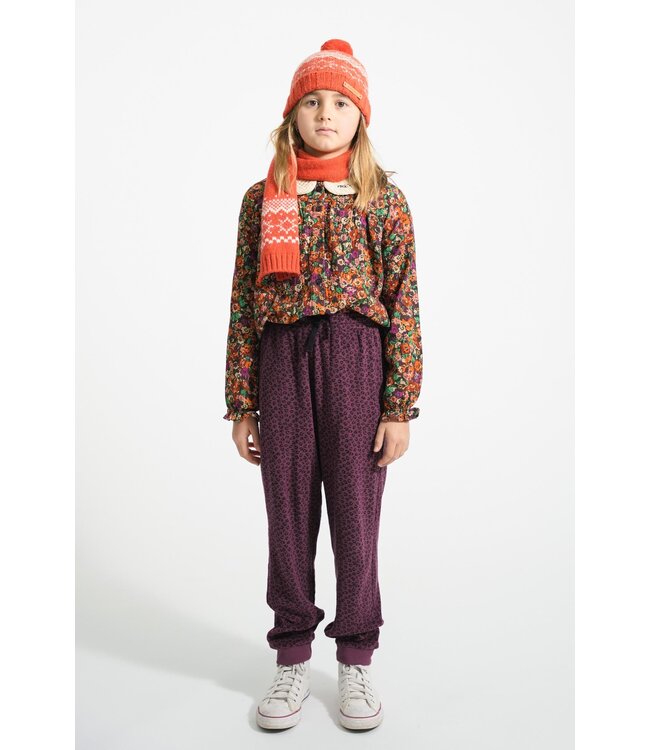 Piupiuchick Peter pan collar blouse | Multicolor flowers